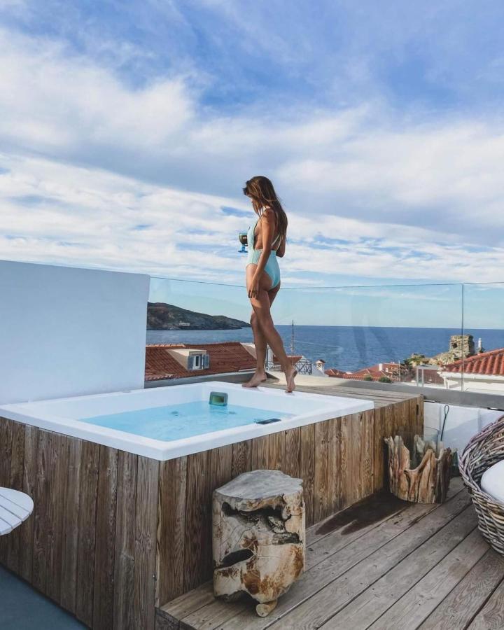 Castel Abaso Boutique Apartments By Explore Andros Exterior photo